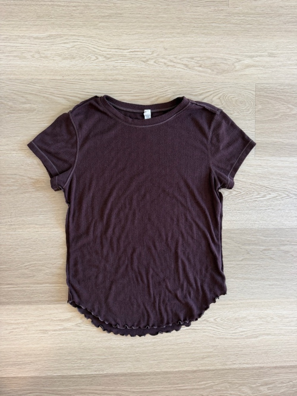 Free people rosette short sleeve tee